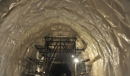 天海實業隧道專用防水板施工